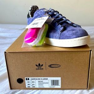 Adidas Campus 80 X Large Size 12 Color Violet